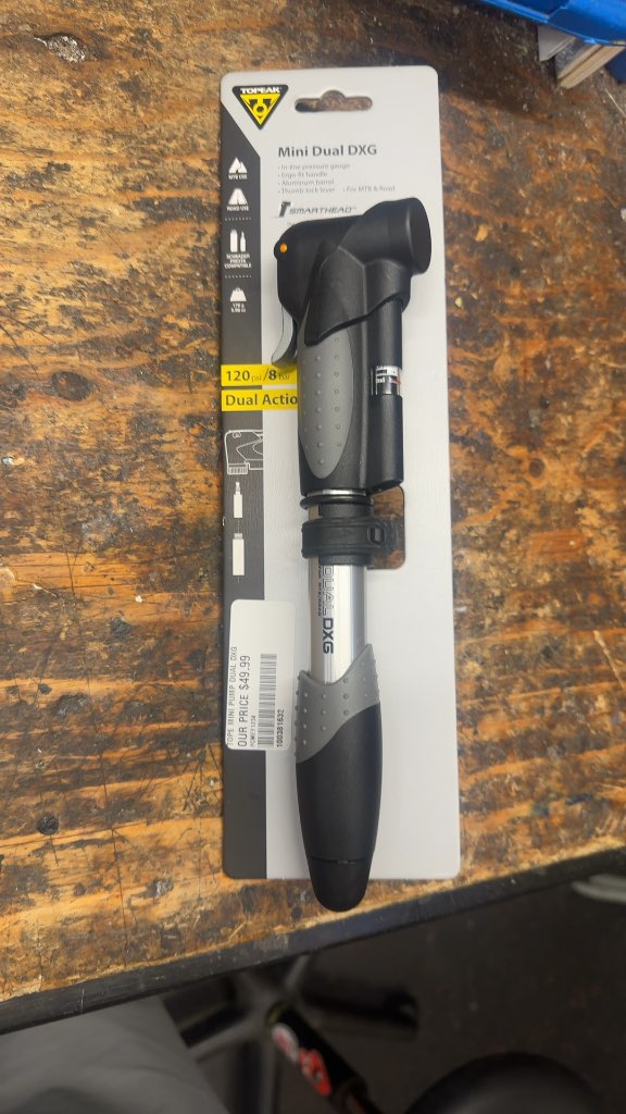 Topeak Mini Bike Pump Mini Dual DXG with Gauge New