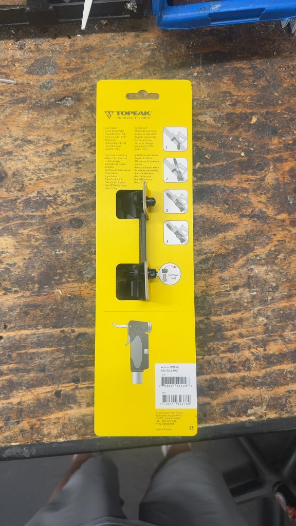 Topeak Mini Bike Pump Mini Dual DXG with Gauge New