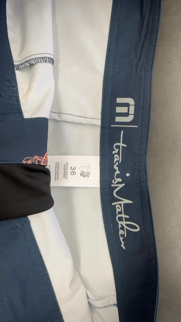 TravisMathew Eco Collection Boardshorts Mexican Print Navy Size 36-New