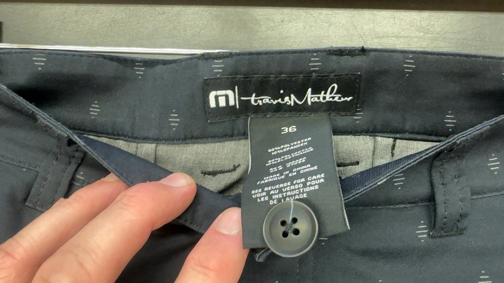 TravisMathew Golf Shorts Prestige Lifestyle Performance Navy Blue NWT Size 36
