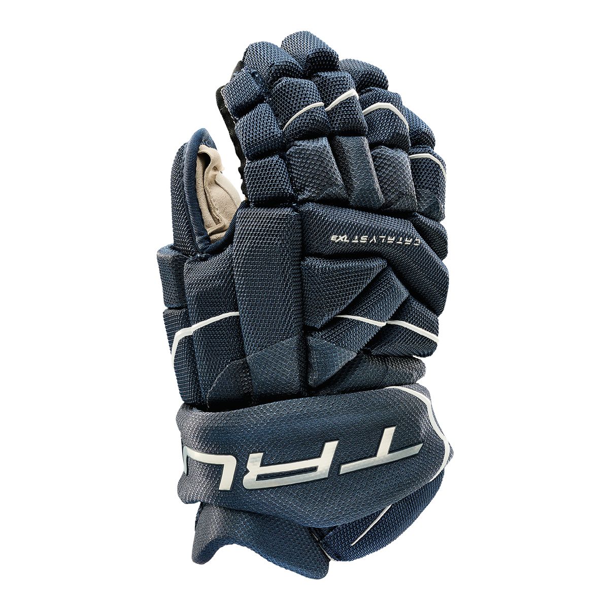 True Catalyst 7X3 Junior Hockey Gloves-Navy 10” New