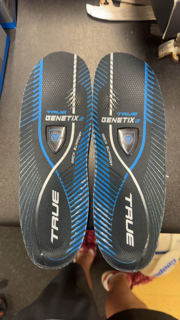 TRUE Hockey Insole Genetix 2 Foam New in Box Size 8-9