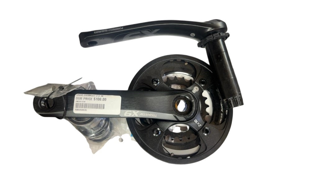 Truvativ X9 2x10 Mountain Bike Crankset Black Used