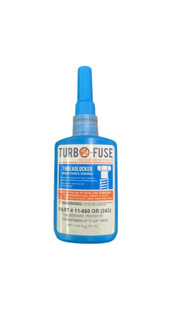 Turbo-Fuse Threadlocker 11-050 OR (243) Medium Strength Excellent Condition 50mL