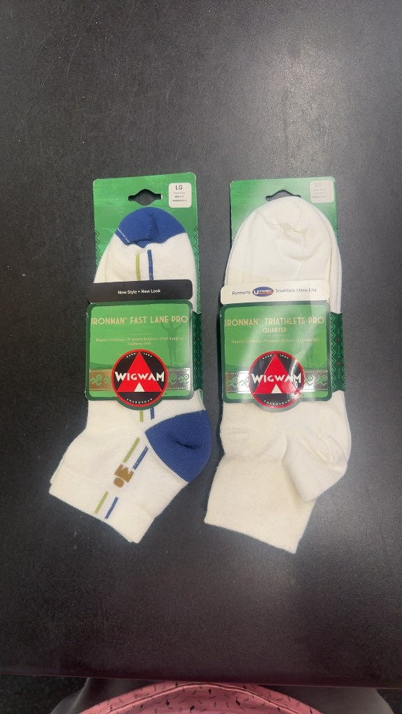 Wigwam Socks Ironman Fast Lane Pro & Triathlete Pro 2-Pack New LG
Per
Pack