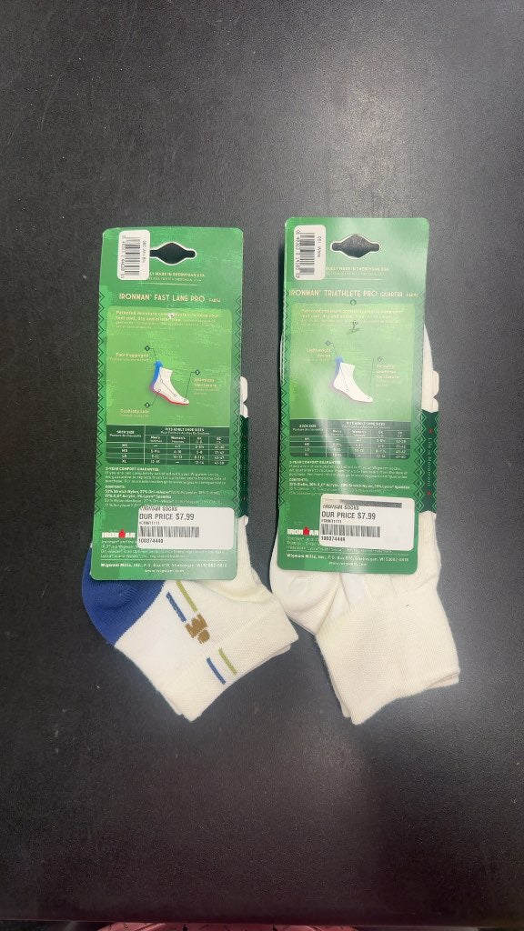 Wigwam Socks Ironman Fast Lane Pro & Triathlete Pro 2-Pack New LG
Per
Pack