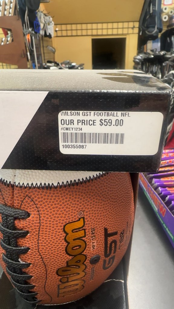 Wilson Football GST Composite New Official Size