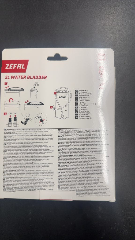 Zefal Water Bladder 2L New In Box